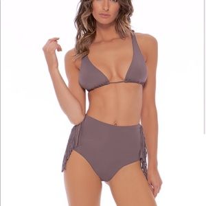 🧜🏼‍♀️L*SPACE FRINGE BIKINI SET